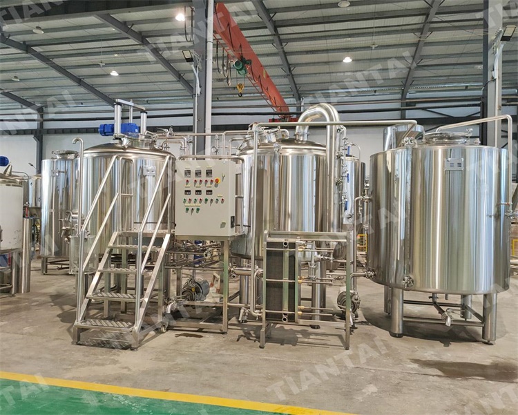 <b>1000L Microbrewery System With Direct Fire Heating</b>